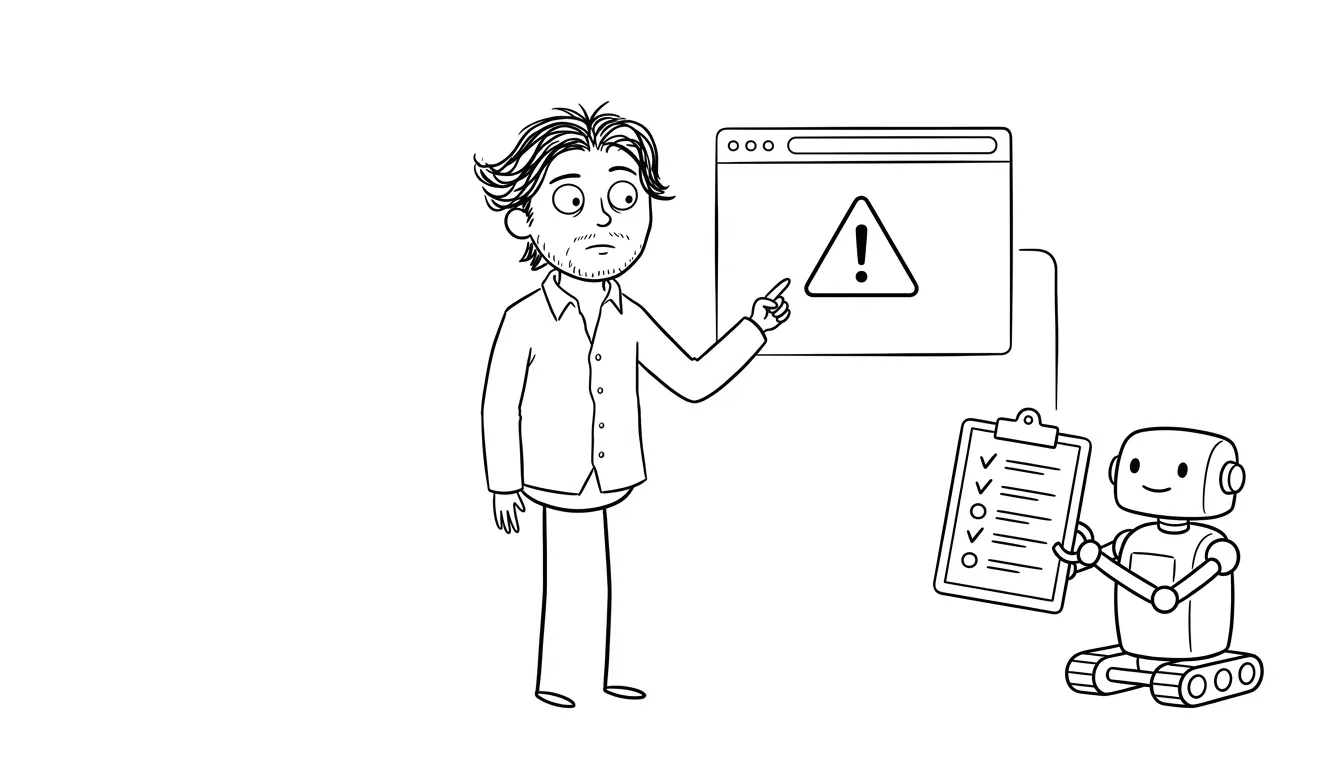 AI automation exception handling checklist: error alerting and visibility