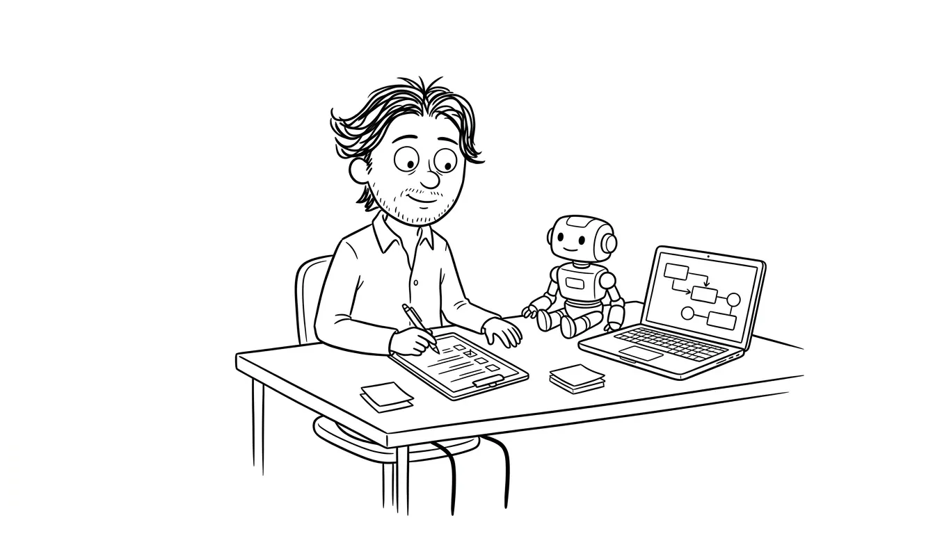 Illustration for the article: AI Automation Intake Form Checklist