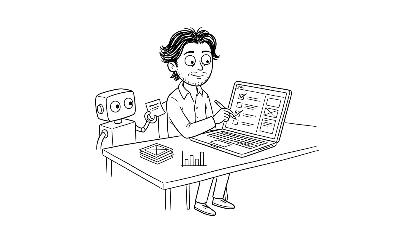 Illustration for the article: AI Automation QA Checklist for Small Businesses