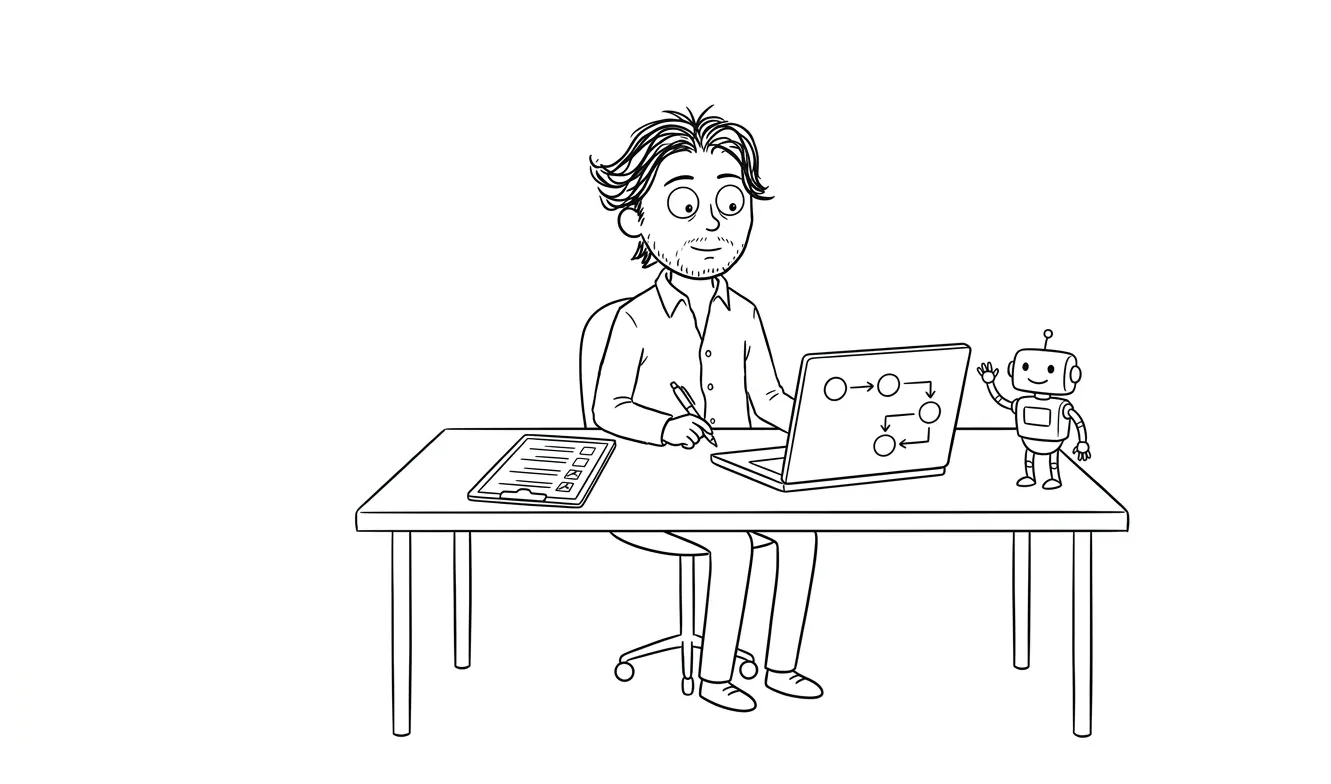 Illustration for the article: AI Automation Rollback Checklist for Small Businesses