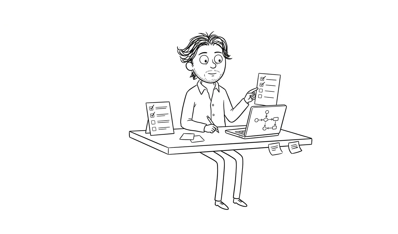 Illustration for the article: AI Automation SOP Checklist for Small Businesses