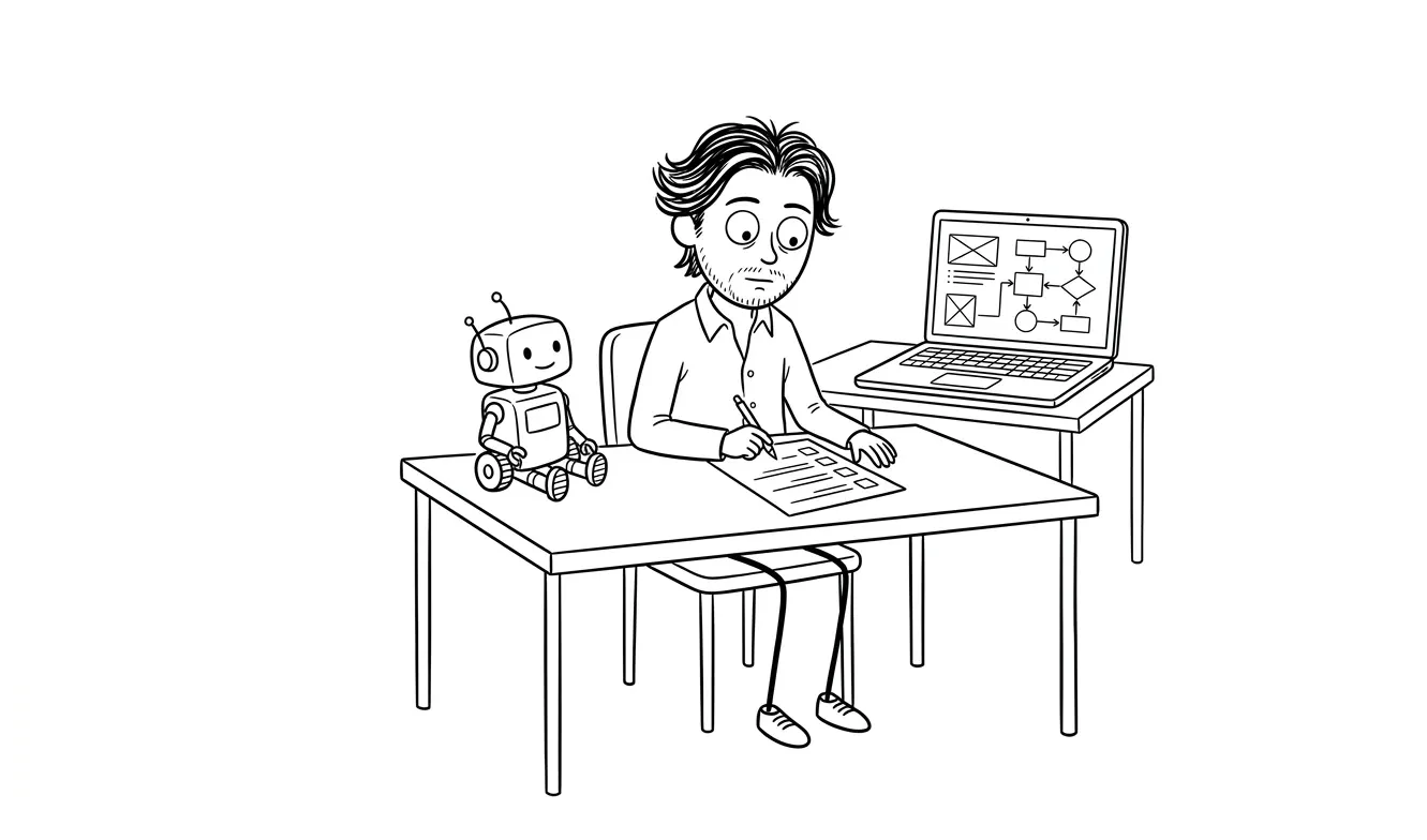 Illustration for the article: AI Workflow Documentation Template Before You Automate