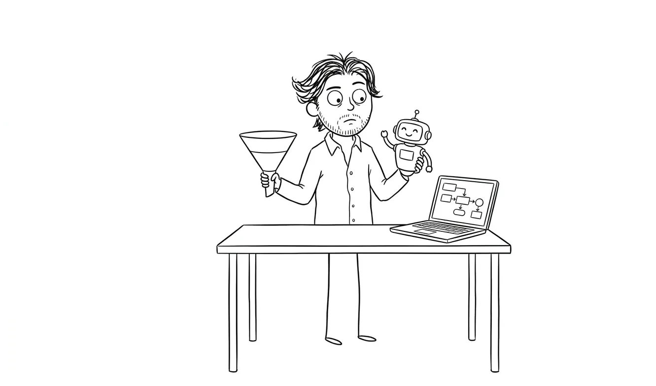 Illustration for the article: How to Find the Right Processes to Automate with AI