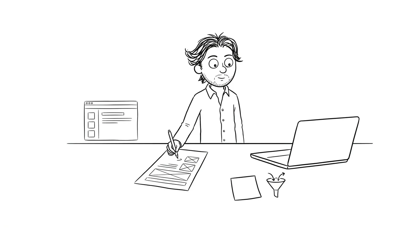 Illustration for the article: How to Scope an MVP Without Overbuilding