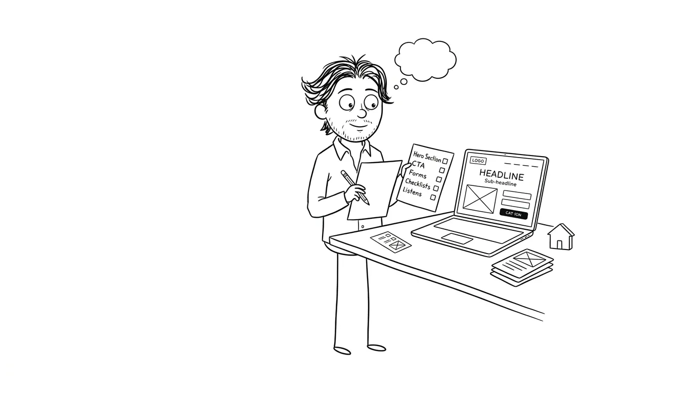 Illustration for the article: Landing Page Conversion Audit Checklist