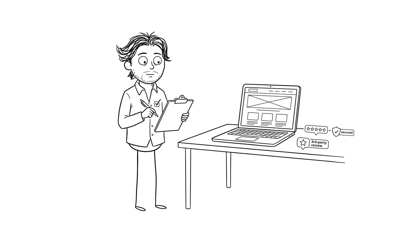 Illustration for the article: Landing Page Testimonial Checklist